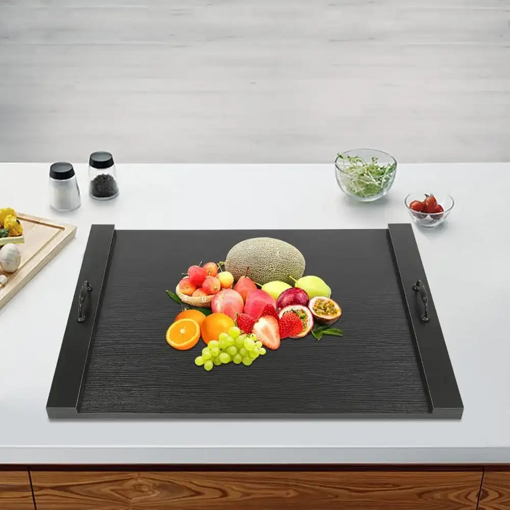 Wood Stove-Top Cover with Handles – Noodle Board Stove Cover for Gas & Electric Cooktop, Stylish Kitchen Tray