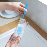 Multi-Purpose Bottle Cleaning Brush Set – Long Handle & Soft Flexible Bristles, 4-Piece