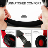 “2025 Upgraded Wireless Bluetooth Headphones – Over-Ear Stereo Headset with Mic for Music, Sports, Smartphone, TV & PC”