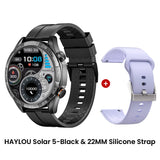 Haylou Solar 5 Smartwatch – 1.58” AMOLED Display, 60Hz Refresh Rate, Voice Calling, 24H Health Monitoring & Sports Fitness Watch for Men