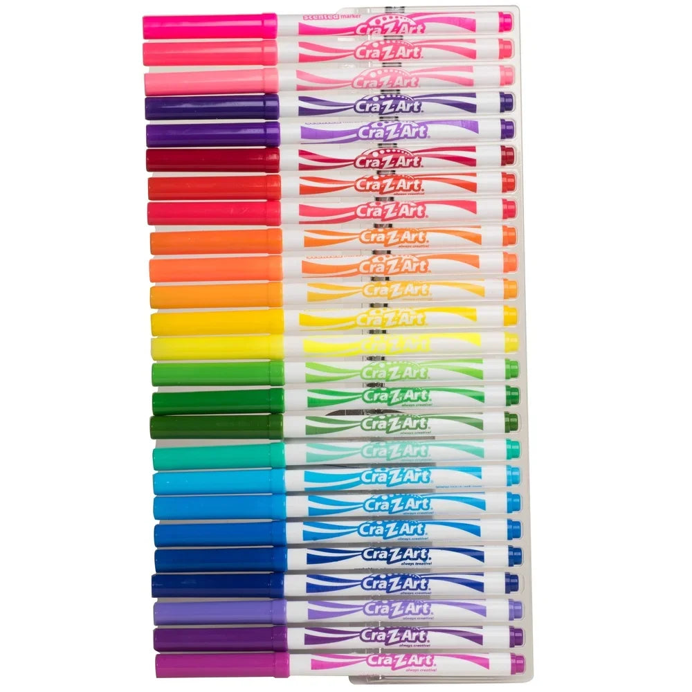 Cra-Z-Art Super Tip Washable Markers – 50 Count with 12 Scented Colors