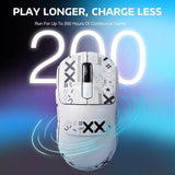 Attack Shark X3 Wireless Gaming Mouse – 49g Lightweight Tri-Mode Mouse with PAW3395 26K DPI Sensor, 200h Battery & 5 Buttons