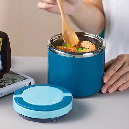 Stainless Steel Soup Thermos & Food Jar – Insulated Hot/Cold Bento Lunch Container with Handle 🍱🔥