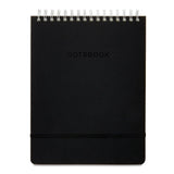 Top-Spiral Simulated Leather Notebook 8.5″×11″ – 160 Pages, 80 Ruled Sheets, Heavyweight Paper