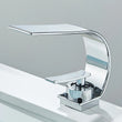 Waterfall Bathroom Sink Faucet – Single-Handle Hot & Cold Mixer Tap