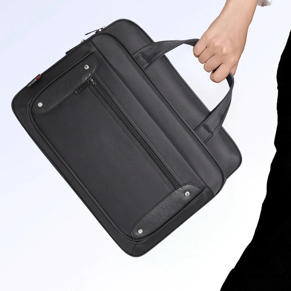 Men’s Laptop Bag – 15.6″ Large Oxford Fabric Laptop Case for MacBook Air/Pro, Huawei, Asus, Dell & Lenovo Notebooks