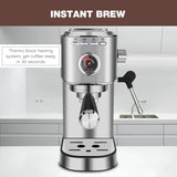 DOYOMI 20-Bar Professional Espresso Machine – Espresso Maker with Milk Frother (Commercial Quality)