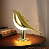 🕊️ LED Nightstand Lamp – Magpie Shape Touch Sensor Lamp with Aromatherapy Diffuser & 3-Level Brightness for Dorm & Bedroom
