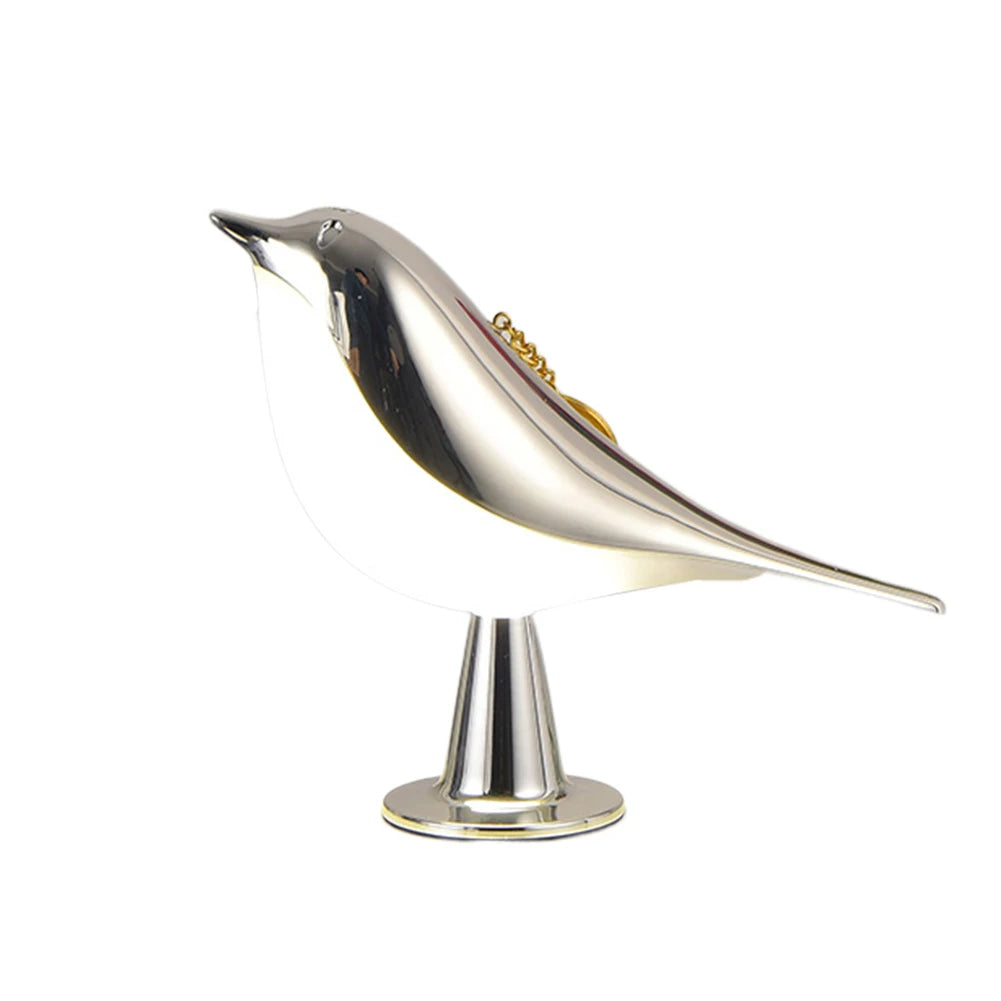 🕊️ LED Nightstand Lamp – Magpie Shape Touch Sensor Lamp with Aromatherapy Diffuser & 3-Level Brightness for Dorm & Bedroom