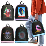 LED Advertising Backpack – App-Controlled Waterproof Motorcycle & Outdoor Pixel Screen Bag | Men & Women Travel Daypack
