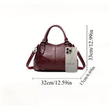 2025 women’s fashion crossbody tote bag – large-capacity commuter handbag for work, shopping & daily use, elegant shoulder purse