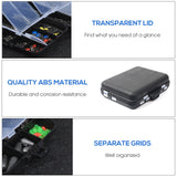 263-Piece Fishing Accessories Set with Tackle Box – Includes Pliers, Jig Hooks, Sinkers, Swivels, Snaps & Sinker Slides | Complete Fishing Kit