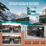 56MP 4K Autofocus Digital Camera with 18X Zoom, 32GB TF Card & Dual Batteries 📸✨