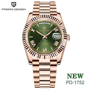 Rose gold green