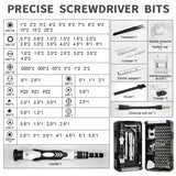 116-in-1 Precision Screwdriver Set – Magnetic Repair Tool Kit with Torx, Phillips & Hex Bits