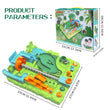 “Interactive Maze Ball Puzzle Game – 8-Level Marble Track Brain Teaser with Animal Buttons for Kids”