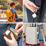4-Pack GPS Bluetooth Tracker Tags – Smart Locator Devices Compatible with Apple Find My App for Keys, Wallet, Pets & Cars