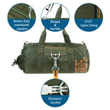 LQARMY Tactical Parachute Duffle Bag – 1000D Nylon Outdoor Travel & Camping Crossbody Pack