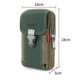 EDC Tactical MOLLE Waist Bag – Outdoor Fanny Pack & Phone Pouch | Belt-Mounted MOLLE Coin Purse for Camping & Hiking
