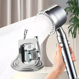 High Pressure 5-Mode Filtered Handheld Shower Head – Water-Saving & One-Button Stop