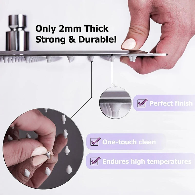 16-inch Ultra-Thin Rainfall Shower Head – 304 Stainless Steel Chrome/Nickel Finish