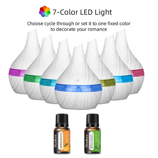 Compact USB Air Humidifier – 10–14oz Essential Oil Diffuser for Aromatherapy & Home Moisture Control 🌿💧