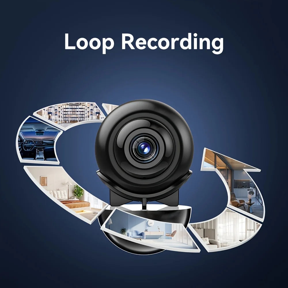 Mini Wireless WiFi Camera – Night Vision, Remote Monitoring, Nanny & Security Surveillance Camera