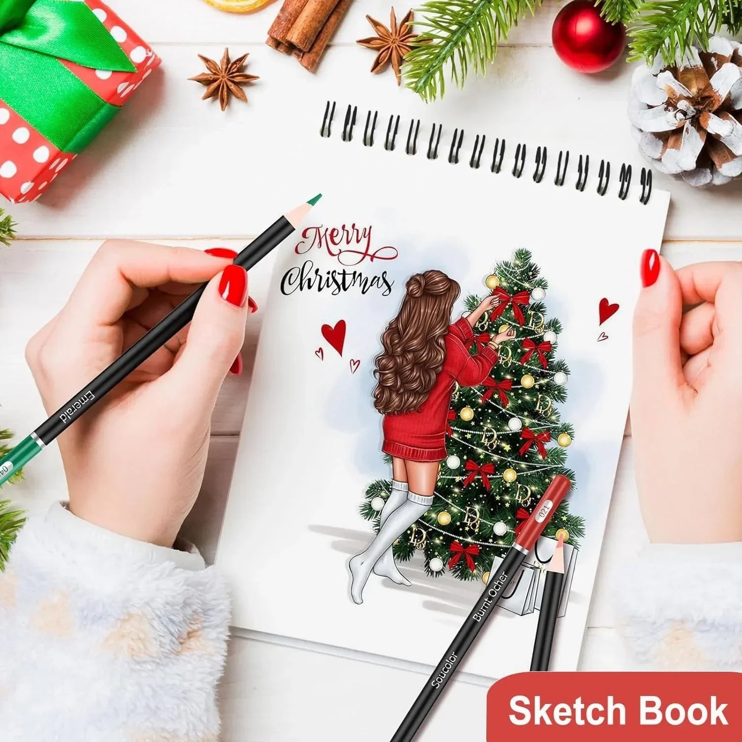 72-Color Colored Pencil Set – Soft Core Artist Drawing & Sketching Kit