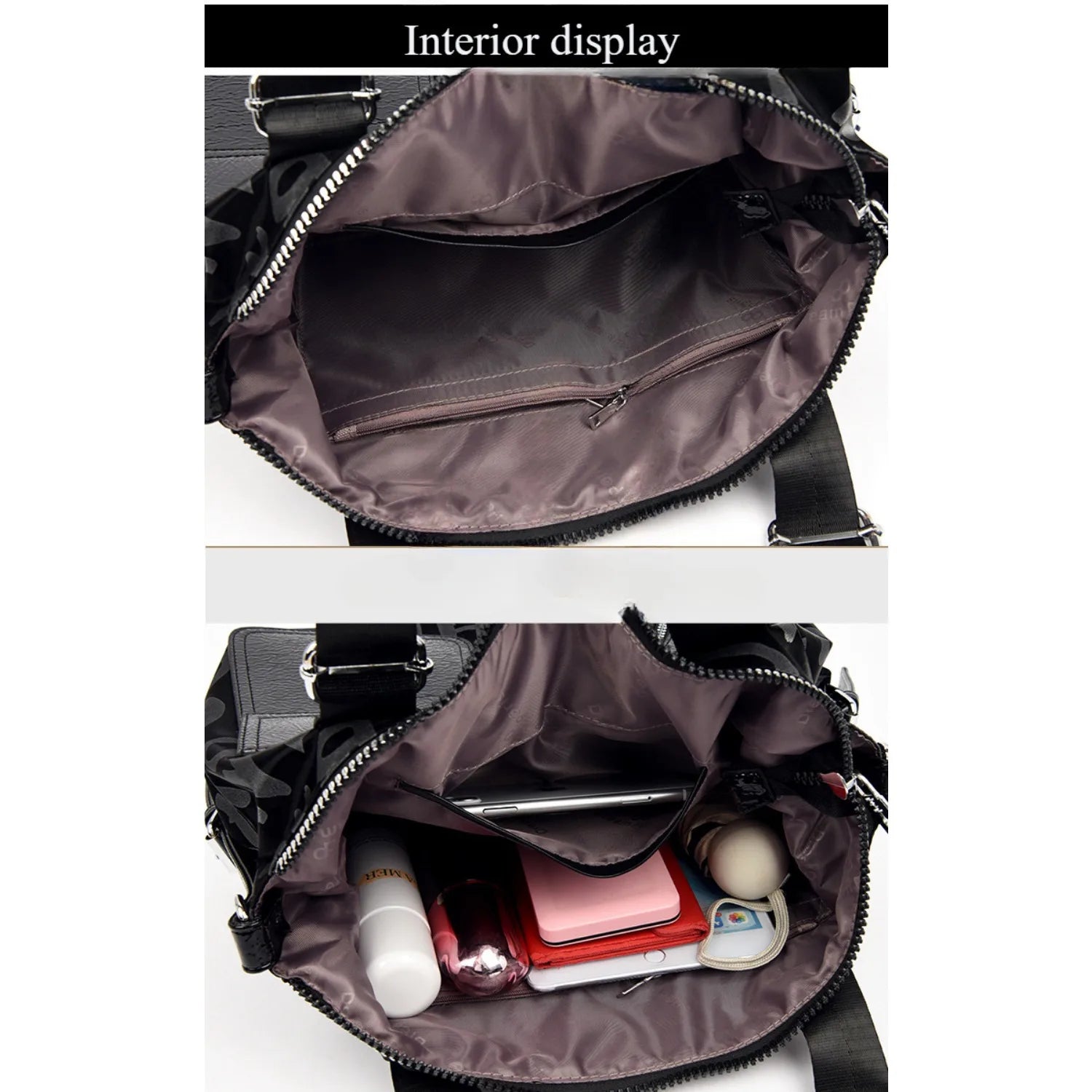 2025 New Letter Pattern Large Capacity Women’s Shoulder Bag – Stylish Multi-Functional Crossbody for Daily Travel 👜✨