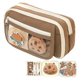 Cute Cartoon Capybara Backpack with Matching Pencil Case – Large Capacity & Lightweight