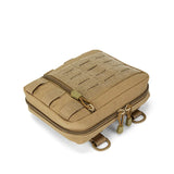 Tactical MOLLE Admin Utility Pouch – Laser-Cut Horizontal EDC Tool Bag | Outdoor Modular Waist Pack