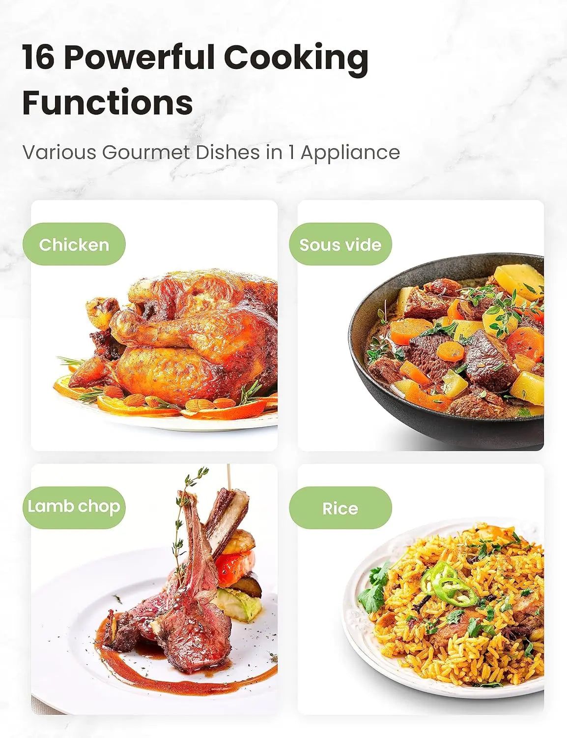 16-in-1 Electric Pressure Cooker – Instant Multi-Function Nonstick Pot, Rice Cooker, Yogurt & Slow Cooker 🍚🍲