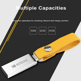 Kodak K122 Metal USB Flash Drive – Durable Pen Drive Memory Stick 32GB/64GB/128GB for Laptops, PCs & Data Backup