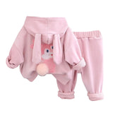 Warm Fleece Winter Suit for Baby Girls – Cozy Gift Outfit (Newborn to 12 Months)
