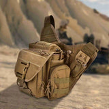 Men’s Military Chest Shoulder Bag – Tactical Crossbody Pack for Travel, Hiking & Outdoor Adventures with Multi-Pockets (2 Colors)