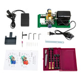 480W Pearl Drilling Machine Set – Precision Amber, Shell & Coral Driller | DIY Jewelry Making Tool (Green/Black)