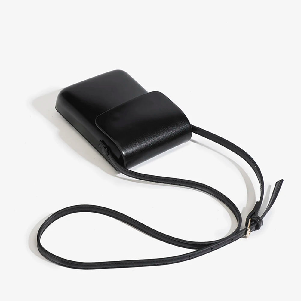 Minimalist Women’s Crossbody Bag – Retro PU Leather Shoulder Bag with Adjustable Strap
