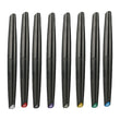 DSPIAE Brush Pen Set (5/8/12 Colors) – Water-Based Soft Tip Markers with Metallic & Fluorescent Ink