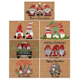 Colorful Christmas Welcome Mat – Fun Outside Entrance Doormat Rug for Home Decor 🎄✨