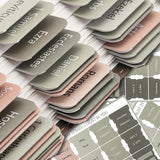 5-Sheet Bible Index Label Stickers – Self-Adhesive Tabs for Study & Reading