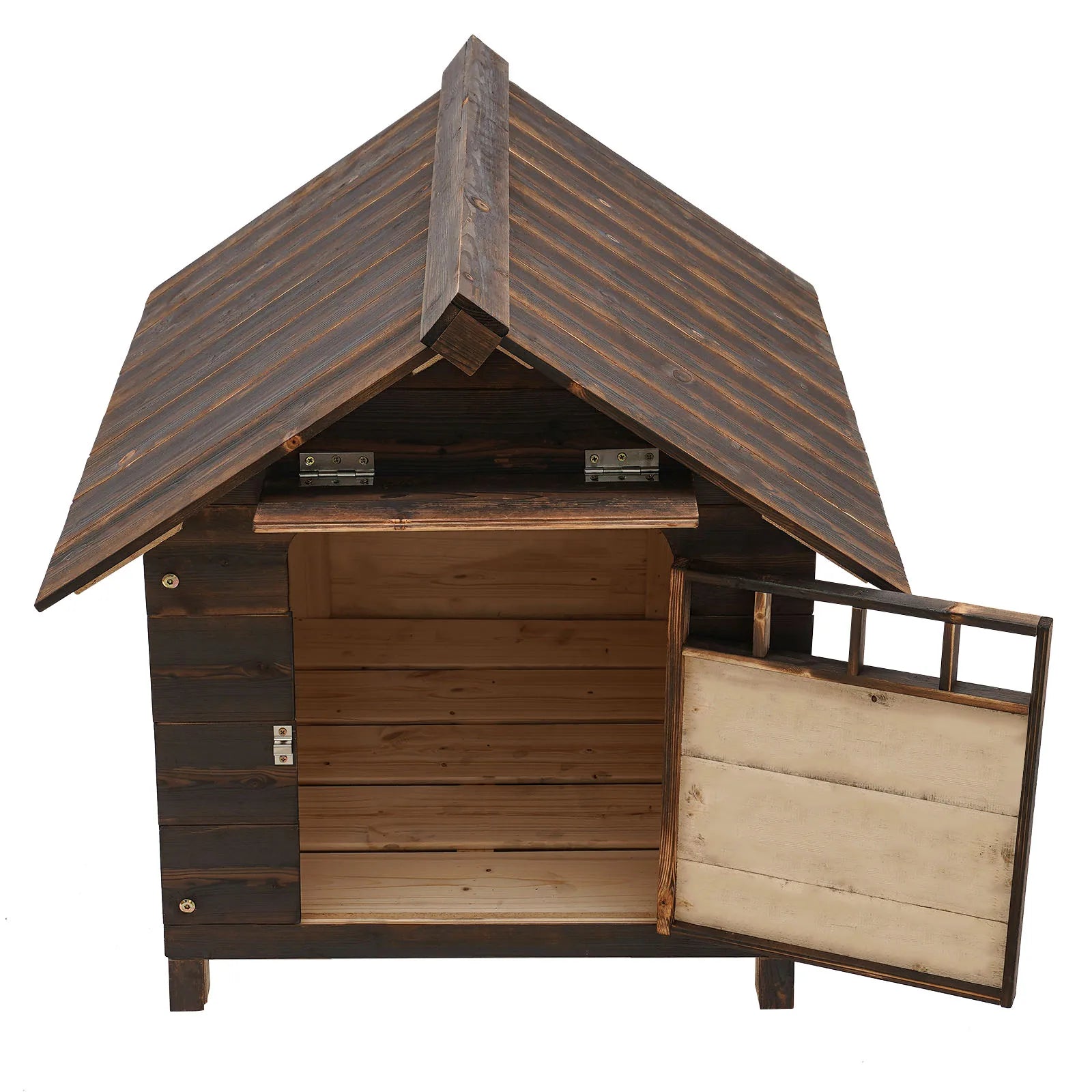 Dog House with Window & Door – Easy-to-Install Water-Resistant Pet Shelter for Indoor & Outdoor Use