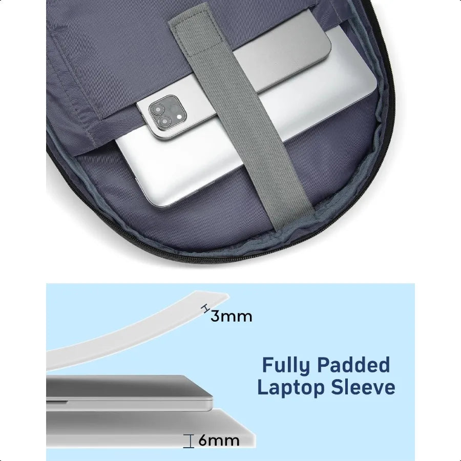USB-Charging Anti-Theft Laptop Backpack — 15.6" Travel, School & Work Bag for Men & Women