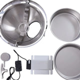 6L Round Roll-Top Electric Buffet Food Warmer Set – Premium Stainless Steel Chafing Dish