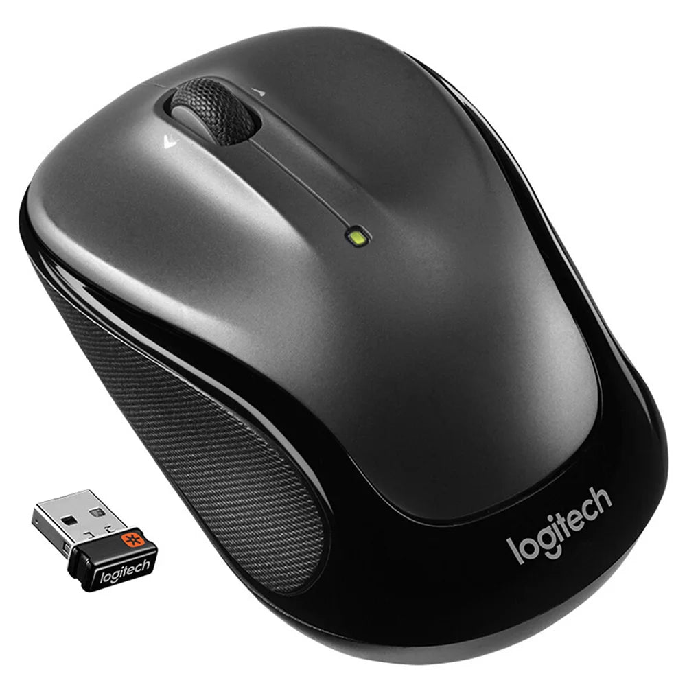 Logitech M325s/M235 Wireless Mouse – 2.4G USB Mouse with 3 Buttons, 1000 DPI Optical Sensor & Contour Shape with Rubber Grip