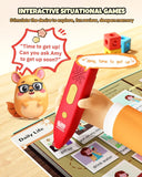 Talking Pen & Book Set – Interactive Audio Learning Kit for Kids (Autism /Sensory Games) 🎧📚