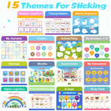 2-Set Montessori Busy Books for Preschool Learning Activities (Ages 3+) 📘📗