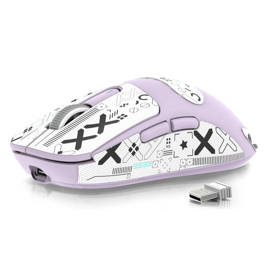 Attack Shark X3 Wireless Gaming Mouse – 49g Lightweight Tri-Mode Mouse with PAW3395 26K DPI Sensor, 200h Battery & 5 Buttons