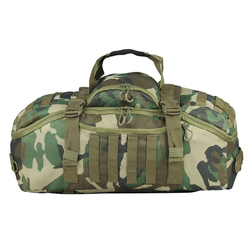 35L/50L/80L outdoor mountaineering MOLLE tactical backpack – large waterproof hiking, camping & travel duffel rucksack bag