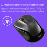 Logitech M325s/M235 Wireless Mouse – 2.4G USB Mouse with 3 Buttons, 1000 DPI Optical Sensor & Contour Shape with Rubber Grip