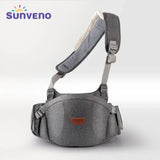 Sunveno One-Shoulder Adjustable Baby Carrier – Ergonomic Hip Seat Sling for Newborns & Toddlers